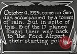 Image of Airplane Reliability Tour Dearborn Michigan USA, 1925, second 14 stock footage video 65675066198