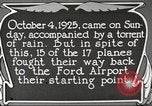 Image of Airplane Reliability Tour Dearborn Michigan USA, 1925, second 16 stock footage video 65675066198