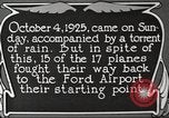 Image of Airplane Reliability Tour Dearborn Michigan USA, 1925, second 17 stock footage video 65675066198