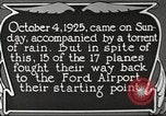 Image of Airplane Reliability Tour Dearborn Michigan USA, 1925, second 18 stock footage video 65675066198