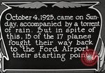 Image of Airplane Reliability Tour Dearborn Michigan USA, 1925, second 19 stock footage video 65675066198