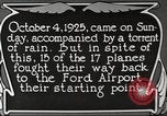 Image of Airplane Reliability Tour Dearborn Michigan USA, 1925, second 20 stock footage video 65675066198