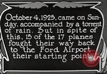 Image of Airplane Reliability Tour Dearborn Michigan USA, 1925, second 21 stock footage video 65675066198