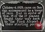Image of Airplane Reliability Tour Dearborn Michigan USA, 1925, second 22 stock footage video 65675066198