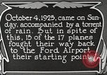 Image of Airplane Reliability Tour Dearborn Michigan USA, 1925, second 25 stock footage video 65675066198