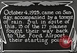 Image of Airplane Reliability Tour Dearborn Michigan USA, 1925, second 26 stock footage video 65675066198