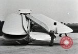 Image of aircraft wing folding mechanism Dearborn Michigan USA, 1926, second 15 stock footage video 65675066200