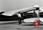 Image of aircraft wing folding mechanism Dearborn Michigan USA, 1926, second 30 stock footage video 65675066200