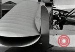 Image of aircraft wing folding mechanism Dearborn Michigan USA, 1926, second 58 stock footage video 65675066200