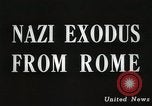 Image libération de Rome Italie, 1944, de la seconde 31 séquences d'archives historiques vidéo 65675066216