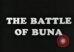 Image Bataille de Buna-Gona Buna Nouvelle Guinée, 1943, de la seconde 12 séquences d'archives historiques vidéo 65675066260