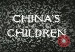 Image Les enfants chinois Chine, 1932, de la seconde 23 séquences d'archives historiques vidéo 65675066263