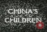 Image Les enfants chinois Chine, 1932, de la seconde 24 séquences d'archives historiques vidéo 65675066263