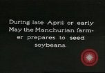 Image of soybean cultivation Harbin Manchukuo Manchuria China, 1928, second 1 stock footage video 65675066281