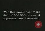 Image of soybean cultivation Harbin Manchukuo Manchuria China, 1928, second 27 stock footage video 65675066284