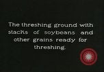 Image of soybean cultivation Harbin Manchukuo Manchuria China, 1928, second 3 stock footage video 65675066285
