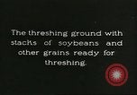 Image of soybean cultivation Harbin Manchukuo Manchuria China, 1928, second 4 stock footage video 65675066285