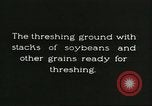 Image of soybean cultivation Harbin Manchukuo Manchuria China, 1928, second 11 stock footage video 65675066285