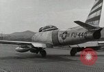 Immagine di F-86 Sabre La corea di Suwon, 1953, secondo 48 filmato di repertorio 65675066307