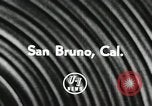 Standbild amerikanische Bürger San Bruno California USA, 1956, aus Sekunde 5 historischem Filmmaterial Videoclip 65675066314