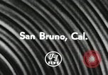 Standbild amerikanische Bürger San Bruno California USA, 1956, aus Sekunde 6 historischem Filmmaterial Videoclip 65675066314