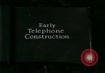 Image of telephone facility construction United States USA, 1926, second 6 stock footage video 65675066326