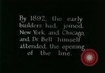 Image of transcontinental telephone line United States USA, 1926, second 5 stock footage video 65675066327