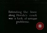 Image of telephone lines Florida United States USA, 1926, second 1 stock footage video 65675066328