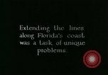Image of telephone lines Florida United States USA, 1926, second 3 stock footage video 65675066328