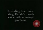 Image of telephone lines Florida United States USA, 1926, second 4 stock footage video 65675066328