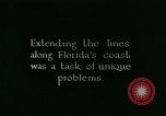 Image of telephone lines Florida United States USA, 1926, second 5 stock footage video 65675066328