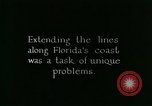 Image of telephone lines Florida United States USA, 1926, second 9 stock footage video 65675066328