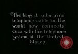 Image of cable to Cuba United States USA, 1926, second 3 stock footage video 65675066331
