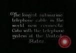 Image of cable to Cuba United States USA, 1926, second 6 stock footage video 65675066331
