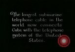 Image of cable to Cuba United States USA, 1926, second 7 stock footage video 65675066331
