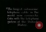 Image of cable to Cuba United States USA, 1926, second 8 stock footage video 65675066331