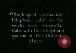 Image of cable to Cuba United States USA, 1926, second 12 stock footage video 65675066331