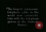 Image of cable to Cuba United States USA, 1926, second 13 stock footage video 65675066331