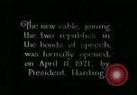 Image of cable to Cuba United States USA, 1926, second 56 stock footage video 65675066331