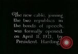 Image of cable to Cuba United States USA, 1926, second 61 stock footage video 65675066331