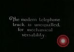 Image of telephone line equipment United States USA, 1926, second 51 stock footage video 65675066332