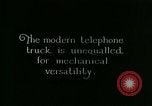 Image of telephone line equipment United States USA, 1926, second 52 stock footage video 65675066332