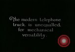 Image of telephone line equipment United States USA, 1926, second 53 stock footage video 65675066332