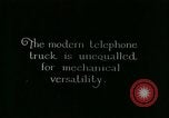 Image of telephone line equipment United States USA, 1926, second 54 stock footage video 65675066332