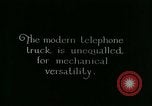 Image of telephone line equipment United States USA, 1926, second 57 stock footage video 65675066332