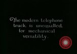 Image of telephone line equipment United States USA, 1926, second 58 stock footage video 65675066332