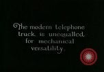 Image of telephone line equipment United States USA, 1926, second 59 stock footage video 65675066332
