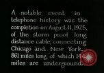 Image of New York-Chicago telephone line connection United States USA, 1925, second 13 stock footage video 65675066333