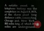Image of New York-Chicago telephone line connection United States USA, 1925, second 14 stock footage video 65675066333