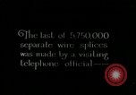 Image of New York-Chicago telephone line connection United States USA, 1925, second 31 stock footage video 65675066333